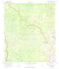 Crawfordville West Florida Historical topographic map, 1:24000 scale, 7.5 X 7.5 Minute, Year 1972