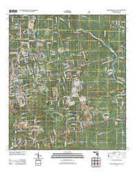 Crawfordville East Florida Historical topographic map, 1:24000 scale, 7.5 X 7.5 Minute, Year 2012