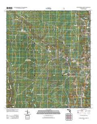 Crawfordville West Florida Historical topographic map, 1:24000 scale, 7.5 X 7.5 Minute, Year 2012