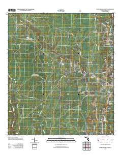 Crawfordville West Florida Historical topographic map, 1:24000 scale, 7.5 X 7.5 Minute, Year 2012