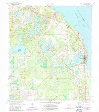 Crescent City Florida Historical topographic map, 1:24000 scale, 7.5 X 7.5 Minute, Year 1970