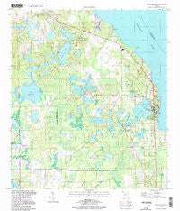 Crescent City Florida Historical topographic map, 1:24000 scale, 7.5 X 7.5 Minute, Year 1994