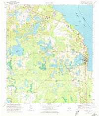 Crescent City Florida Historical topographic map, 1:24000 scale, 7.5 X 7.5 Minute, Year 1970