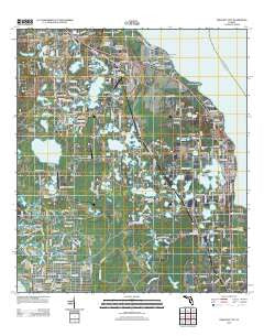 Crescent City Florida Historical topographic map, 1:24000 scale, 7.5 X 7.5 Minute, Year 2012