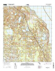 Crescent City Florida Current topographic map, 1:24000 scale, 7.5 X 7.5 Minute, Year 2015