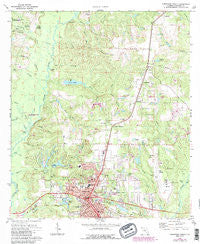 Crestview North Florida Historical topographic map, 1:24000 scale, 7.5 X 7.5 Minute, Year 1973