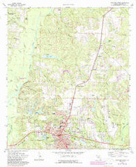 Crestview North Florida Historical topographic map, 1:24000 scale, 7.5 X 7.5 Minute, Year 1973