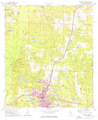 Crestview North Florida Historical topographic map, 1:24000 scale, 7.5 X 7.5 Minute, Year 1973