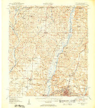 Crestview Florida Historical topographic map, 1:62500 scale, 15 X 15 Minute, Year 1951