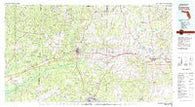 Crestview Florida Historical topographic map, 1:100000 scale, 30 X 60 Minute, Year 1978