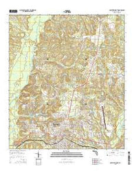 Crestview North Florida Current topographic map, 1:24000 scale, 7.5 X 7.5 Minute, Year 2015