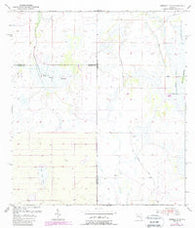 Crewsville SE Florida Historical topographic map, 1:24000 scale, 7.5 X 7.5 Minute, Year 1953