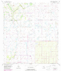 Crewsville SW Florida Historical topographic map, 1:24000 scale, 7.5 X 7.5 Minute, Year 1956