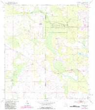Crewsville Florida Historical topographic map, 1:24000 scale, 7.5 X 7.5 Minute, Year 1953
