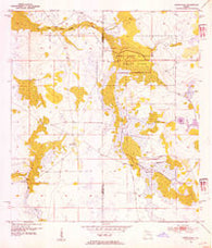 Crewsville Florida Historical topographic map, 1:24000 scale, 7.5 X 7.5 Minute, Year 1953