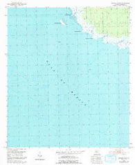 Crooked Point Florida Historical topographic map, 1:24000 scale, 7.5 X 7.5 Minute, Year 1954
