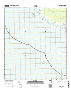 Crooked Point Florida Current topographic map, 1:24000 scale, 7.5 X 7.5 Minute, Year 2015