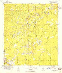 Cross City East Florida Historical topographic map, 1:24000 scale, 7.5 X 7.5 Minute, Year 1954