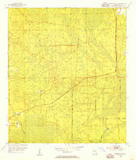 Cross City SW Florida Historical topographic map, 1:24000 scale, 7.5 X 7.5 Minute, Year 1954