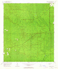 Cross City SW Florida Historical topographic map, 1:24000 scale, 7.5 X 7.5 Minute, Year 1954