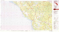 Cross City Florida Historical topographic map, 1:100000 scale, 30 X 60 Minute, Year 1978