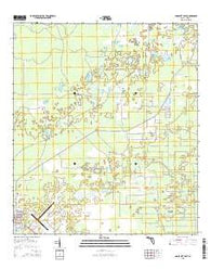 Cross City East Florida Current topographic map, 1:24000 scale, 7.5 X 7.5 Minute, Year 2015