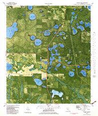 Crystal Lake Florida Historical topographic map, 1:24000 scale, 7.5 X 7.5 Minute, Year 1982