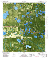 Crystal Lake Florida Historical topographic map, 1:24000 scale, 7.5 X 7.5 Minute, Year 1982