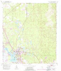 Crystal River Florida Historical topographic map, 1:24000 scale, 7.5 X 7.5 Minute, Year 1954
