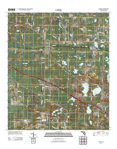 Cypress Florida Historical topographic map, 1:24000 scale, 7.5 X 7.5 Minute, Year 2012