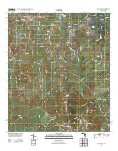 Darlington Florida Historical topographic map, 1:24000 scale, 7.5 X 7.5 Minute, Year 2012