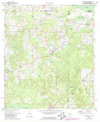 Darlington Florida Historical topographic map, 1:24000 scale, 7.5 X 7.5 Minute, Year 1973