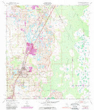 Davenport Florida Historical topographic map, 1:24000 scale, 7.5 X 7.5 Minute, Year 1953