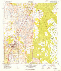 Davenport Florida Historical topographic map, 1:24000 scale, 7.5 X 7.5 Minute, Year 1953