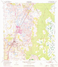 Davenport Florida Historical topographic map, 1:24000 scale, 7.5 X 7.5 Minute, Year 1953