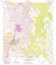 Davenport Florida Historical topographic map, 1:24000 scale, 7.5 X 7.5 Minute, Year 1953