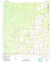 Day Florida Historical topographic map, 1:24000 scale, 7.5 X 7.5 Minute, Year 1954