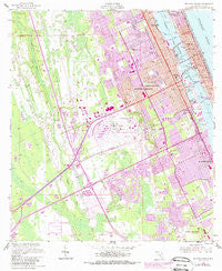 Daytona Beach Florida Historical topographic map, 1:24000 scale, 7.5 X 7.5 Minute, Year 1952