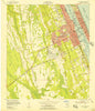 Daytona Beach Florida Historical topographic map, 1:24000 scale, 7.5 X 7.5 Minute, Year 1952