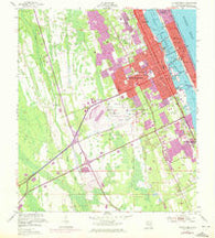 Daytona Beach Florida Historical topographic map, 1:24000 scale, 7.5 X 7.5 Minute, Year 1952