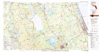 Daytona Beach Florida Historical topographic map, 1:100000 scale, 30 X 60 Minute, Year 1978