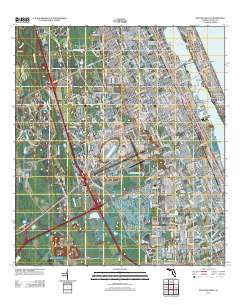 Daytona Beach Florida Historical topographic map, 1:24000 scale, 7.5 X 7.5 Minute, Year 2012