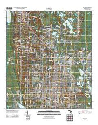 DeLand Florida Historical topographic map, 1:24000 scale, 7.5 X 7.5 Minute, Year 2012