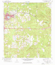 De Funiak Springs East Florida Historical topographic map, 1:24000 scale, 7.5 X 7.5 Minute, Year 1973