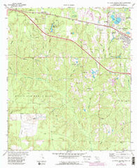 De Funiak Springs West Florida Historical topographic map, 1:24000 scale, 7.5 X 7.5 Minute, Year 1973