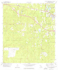 De Funiak Springs West Florida Historical topographic map, 1:24000 scale, 7.5 X 7.5 Minute, Year 1973
