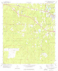 De Funiak Springs West Florida Historical topographic map, 1:24000 scale, 7.5 X 7.5 Minute, Year 1973