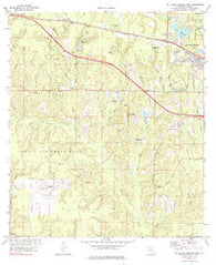 De Funiak Springs West Florida Historical topographic map, 1:24000 scale, 7.5 X 7.5 Minute, Year 1973