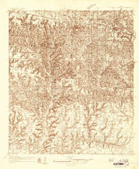 De Funiak Springs Florida Historical topographic map, 1:48000 scale, 15 X 15 Minute, Year 1935
