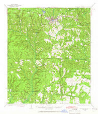 De Funiak Springs Florida Historical topographic map, 1:62500 scale, 15 X 15 Minute, Year 1935